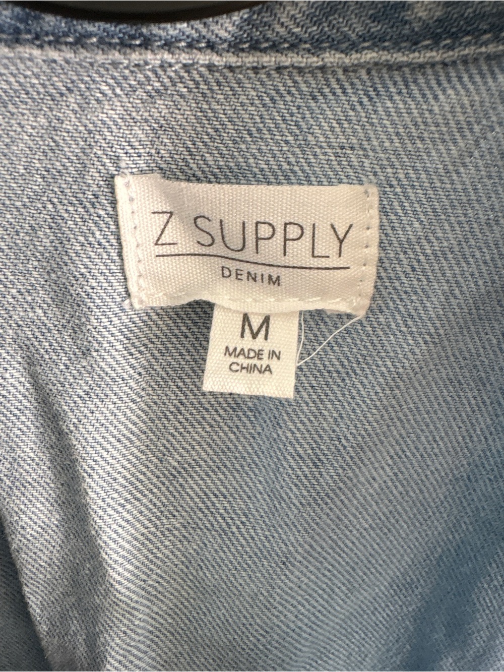 Z Supply New Day Denim Dress Sz M - Picture 3 of 3